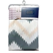 Wholesale - 70"X72" YELLOW ZIG ZAG PRINT PEVA SHOWER LINER C/P 12, UPC: 092903946387